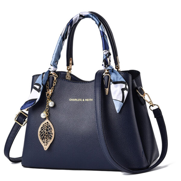1756d244-d5d4-4c05-a68e-21465d061027.jpg Shoulder Bag With Leaf Pendant Fashion Silk Scarf