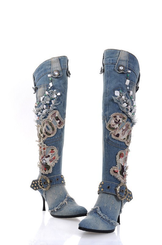 28504744-9da1-4d1a-93fe-60529de827a4.jpg High-heeled Jeans Boots