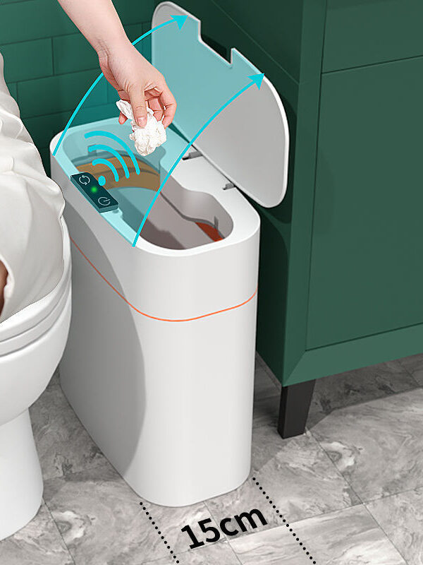Smart Sensor Trash Can With Lid