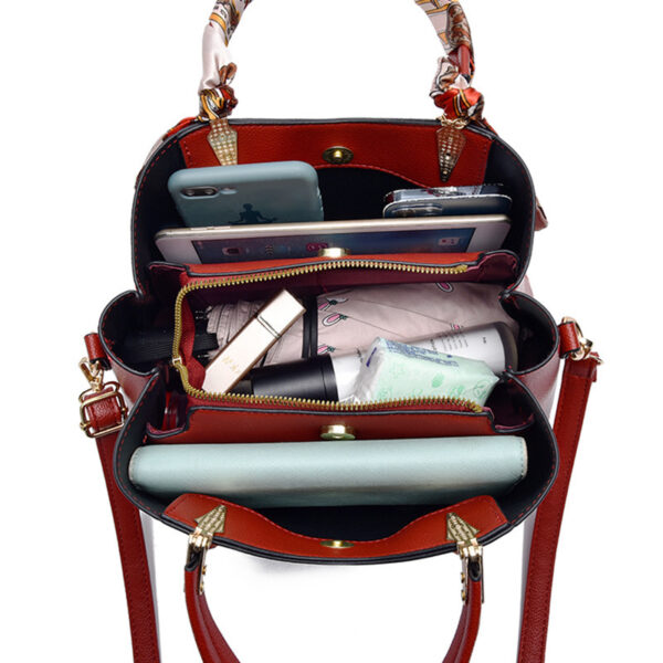 7b6dabf0-79e6-462e-9533-2d084708a021.jpg Shoulder Bag With Leaf Pendant Fashion Silk Scarf