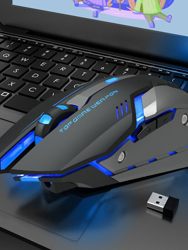Wireless Charging Silent Gaming Mouse Machinery