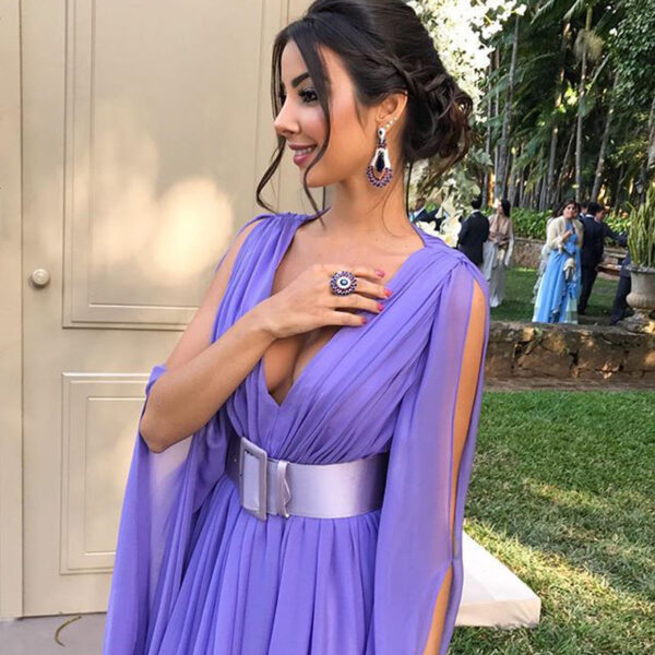 1359408290667.jpg Deep V waist dress dress
