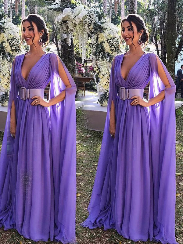 Deep V waist dress dress
